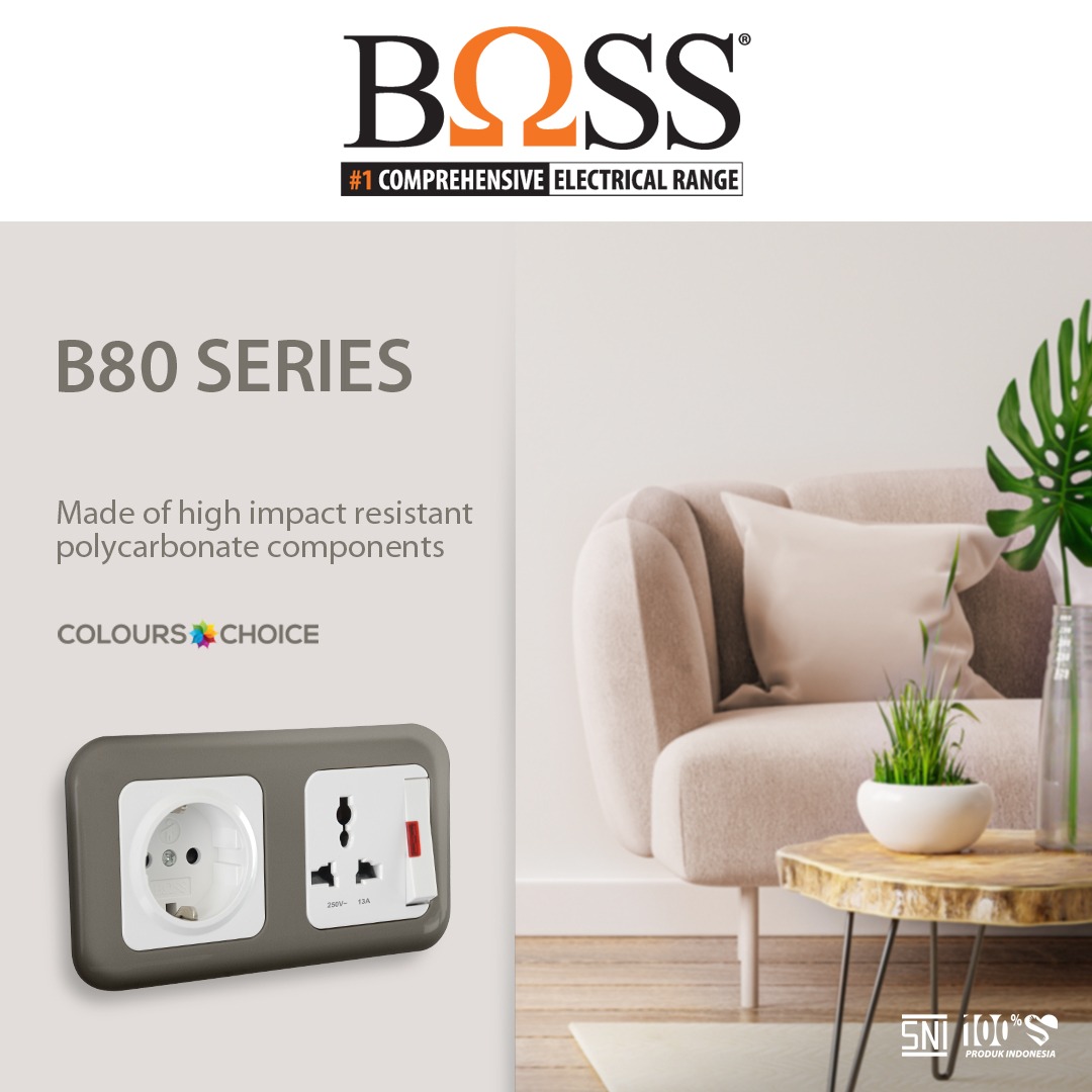 BOSS Electrical Indonesia - B80 Schuko Socket and Socket Outlet